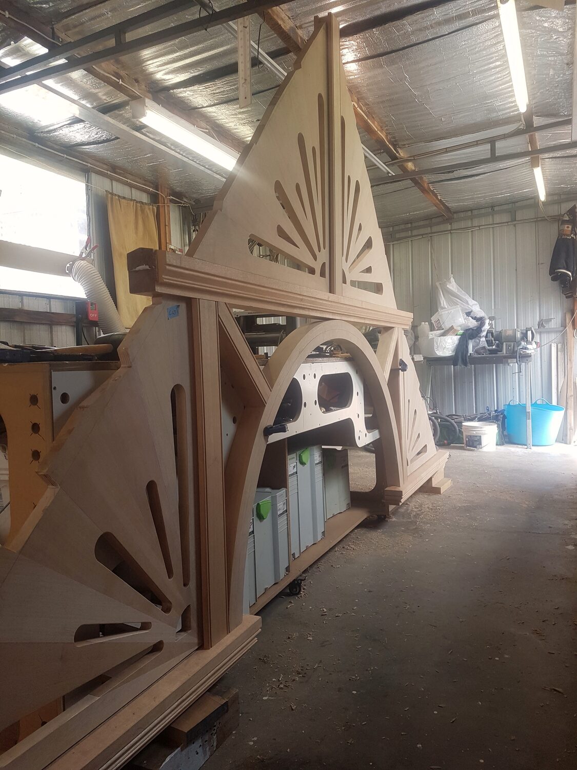 Gable two, restoration work, Airlie, Castlemaine