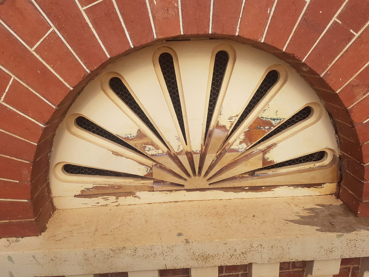 Gable two during works, Airlie, Castlemaine