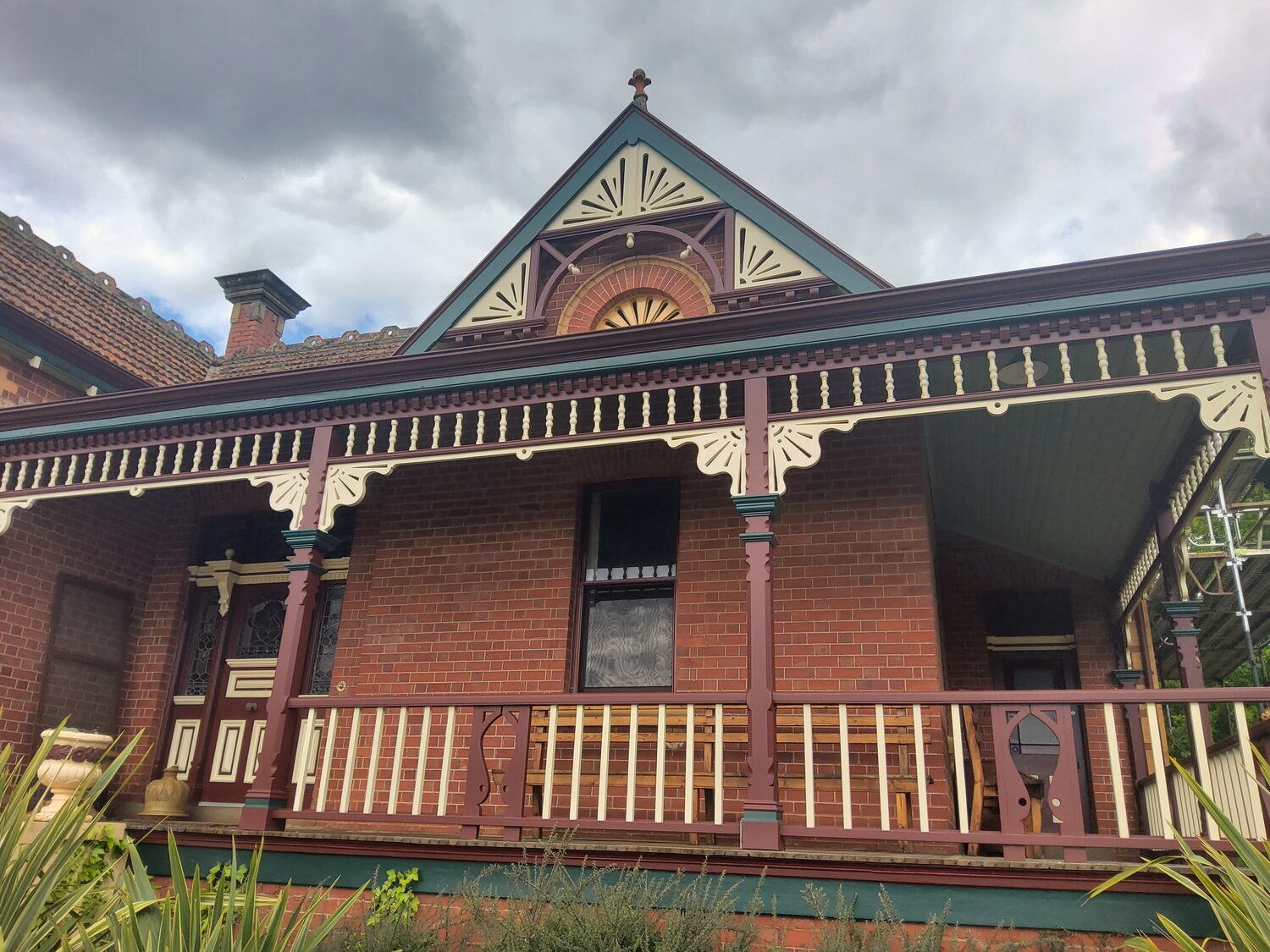 Restored verandah detail, Airlie, Castlemaine
