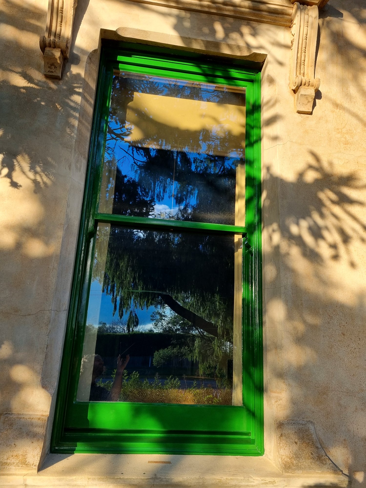 Sash window detail, Buda