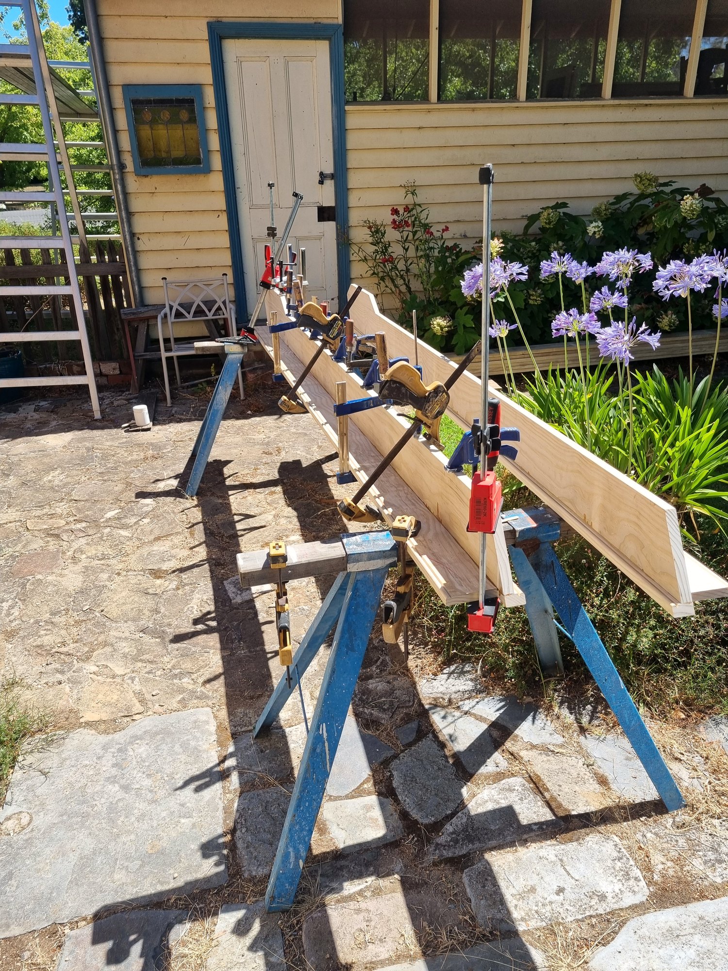 Outbuildings & awning detail, the Lawson family home, Castlemaine